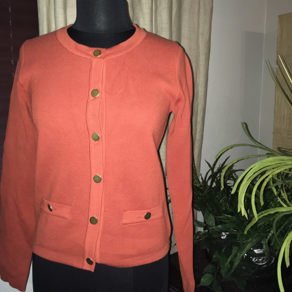 Audrey and Grace Pumpkin Spice Cardigan